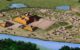 An artist’s conception of Etowah, a Mississippian culture site located on the banks of the Etowah River in Bartow County, Georgia. Image credit: Herb Roe / Sci.News.