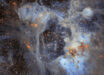 This Hubble image shows the emission nebula LHA 120-N44. Image credit: NASA / ESA / Hubble / D. Gouliermis.