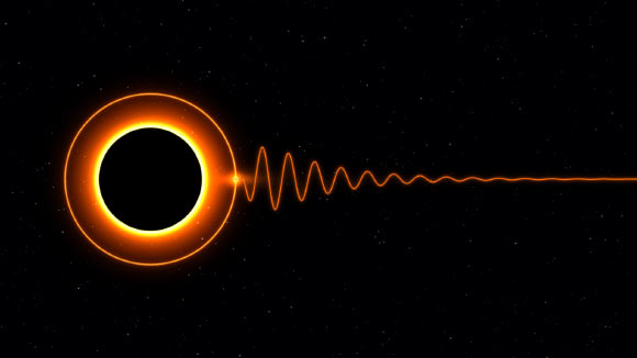 Palomino Ylla et al. found a way to check for black hole hair using changes in ringdown waves. Image credit: Nagoya University.