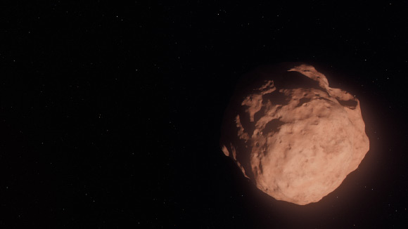 This artist’s concept depicts a trans-Neptunian object. Image credit: NASA / ESA / Leah Hustak, STScI.