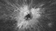 This close-up view of McGetchin crater was taken on December 5, 2025, by the Narrow-Angle Camera (NAC) onboard NASA’s Lunar Reconnaissance Orbiter (LRO). Image credit: NASA Goddard / Intuitive Machines.