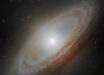 This Hubble image shows NGC 4698, a barred spiral galaxy some 55 million light-years away in the constellation of Virgo. Image credit: NASA / ESA / Hubble / D. Thilker, MAUVE-HST Team.