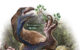 Life reconstruction of Jehol therizinosaurians, illustrating variation in body size, skeletal proportions and inferred ecological strategies among species (from bottom to top): Lingyuanosaurus sihedangensis is shown in a posture suggesting greater cursoriality; Jianchangosaurus yixianensis is depicted engaging in lingual-assisted feeding, consistent with its robust hyoid apparatus; Beipiaosaurus inexpectus exhibits a robust, less cursorial bauplan; and Kayrasaurus changliensis is reconstructed browsing on higher vegetation, reflecting its larger body size and inferred feeding strategy. Image credit: Kōhei Futaka.
