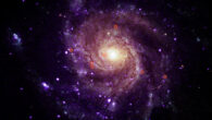 This composite image shows the locations of hypersoft X-ray sources in the face-on spiral galaxy Messier 101. Image credit: NASA / CXC / Univ. of Alabama / Muhibullah et al. / ESA / STScI / SAO / N. Wolk.