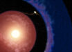 An artist’s concept depicting Elias 2-24b, the youngest exoplanet detected to date, still growing within the disk of gas and dust surrounding its young host star. Image credit: W.M. Keck Observatory / Adam Makarenko.
