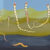 Reconstruction of Conotubus hemiannulatus and its symbiotic relationship with sulfur-oxidizing bacteria. Image credit: David Fike.