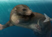 An artist’s reconstruction of Dongoconodon platycauda. Image credit: Shi Yukun.