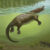 Life restoration of Megacauda sungei. Image credit: April I. Neander.