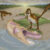 Atrociraptor scavenge the carcass of Albertosaurus along the edge of a river floodplain. Image credit: Joshua Adam Doyon.