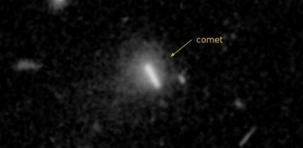 This Euclid shows the comet C/2026 S1 (Euclid). Image credit: ESA / Euclid / Euclid Consortium / NASA / Pöntinen et al.