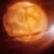 This artist’s illustration shows the smaller, hotter companion star Siwarha creating a wake-like disruption in Betelgeuse’s outer atmosphere as it orbits directly through it. Image credit: NSF / AUI / NRAO / M. Weiss.