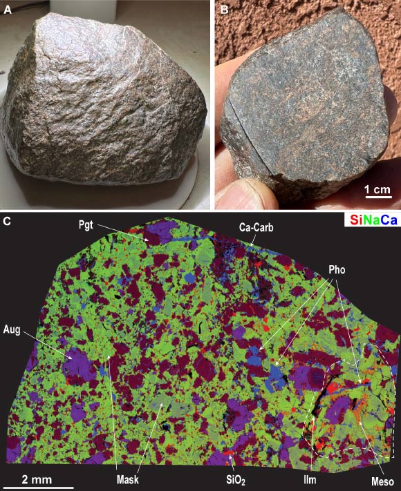The largest fragment of the Martian meteorite Teghaza 001. Image credit: Liu et al., doi: 10.1126/science.adz5646.