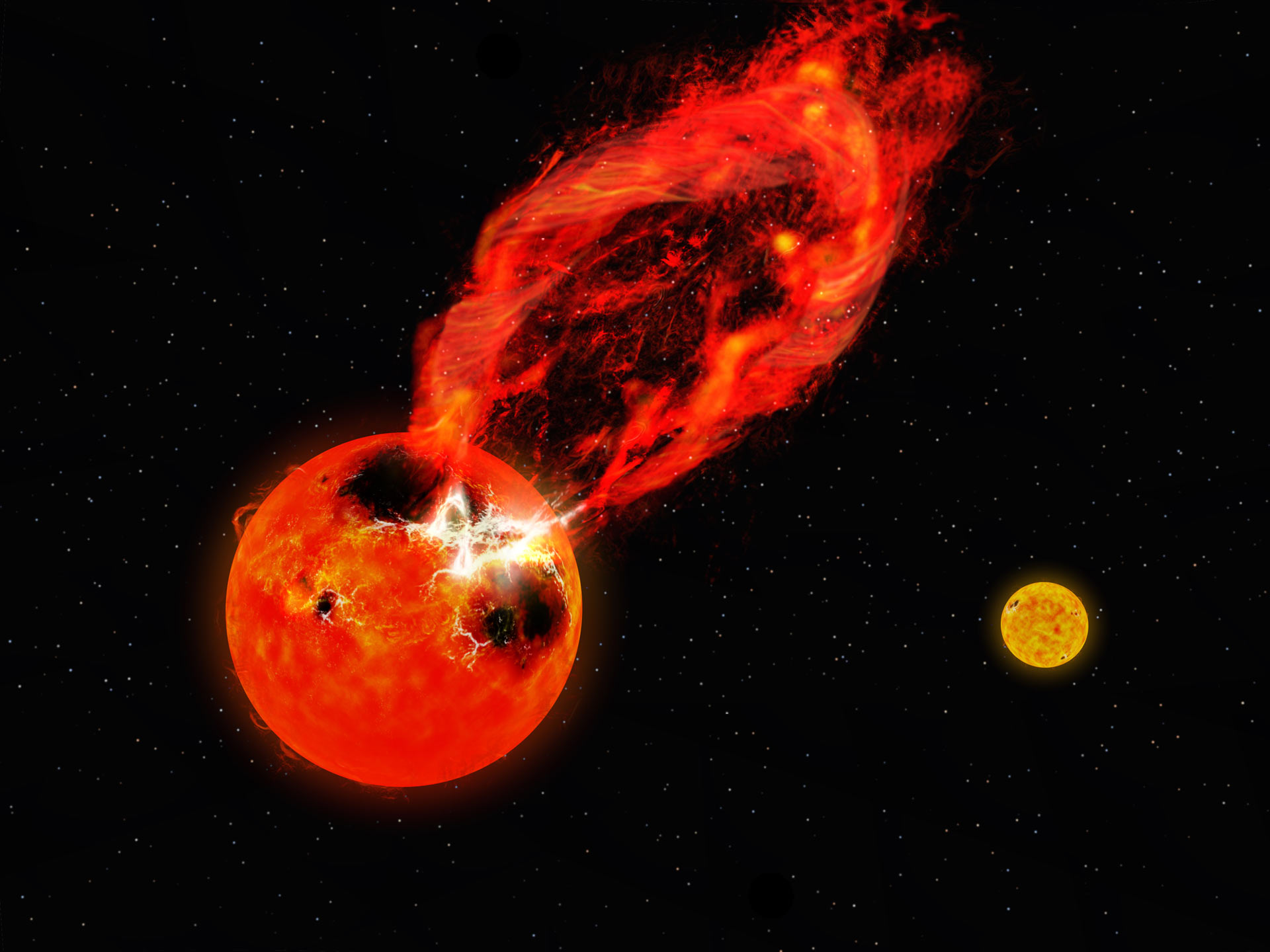 Astronomers Detect Superflare from V1355 Orionis | Sci.News